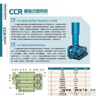 風機生產(chǎn)基地供應 轉(zhuǎn)速高的啟正CCR容積式風機